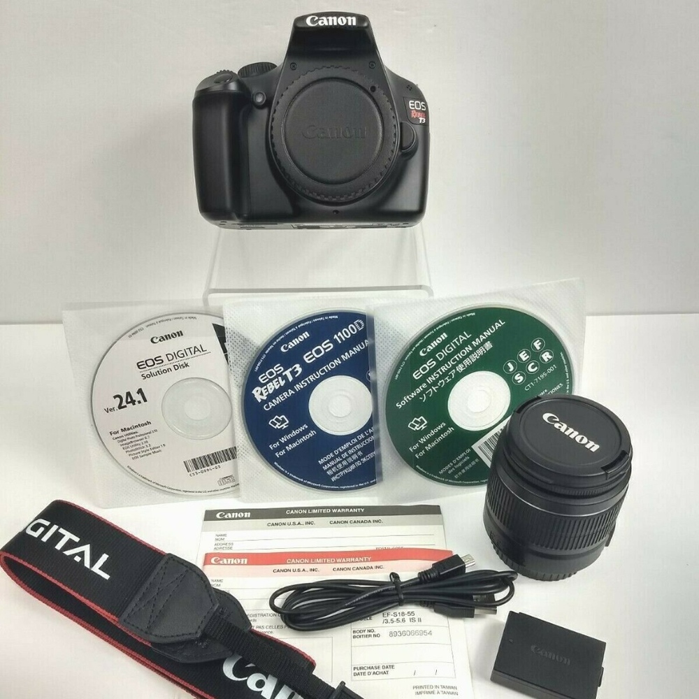 Canon EOS Rebel T3 Digital SLR Camera/EF-S18mm len